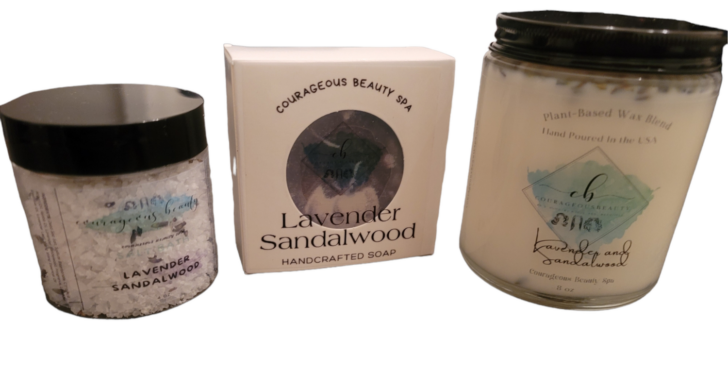 Lavender and Sandalwood bundle set